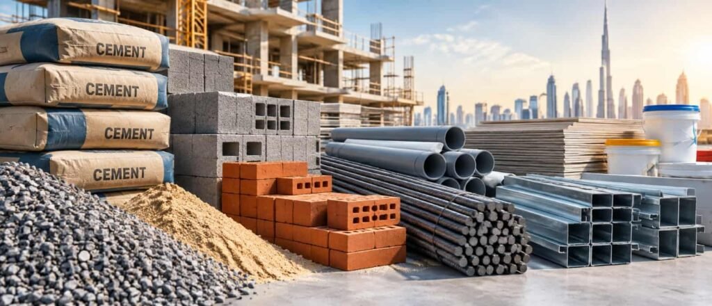 building material in dubai